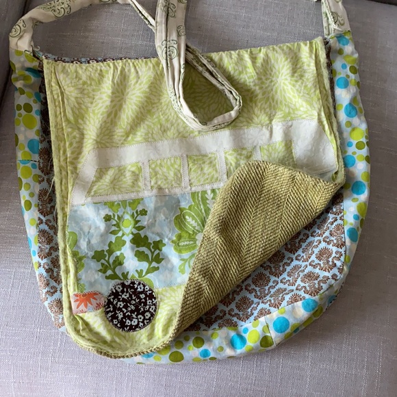 Whimsical van life messenger bag, local artist - Picture 6 of 7